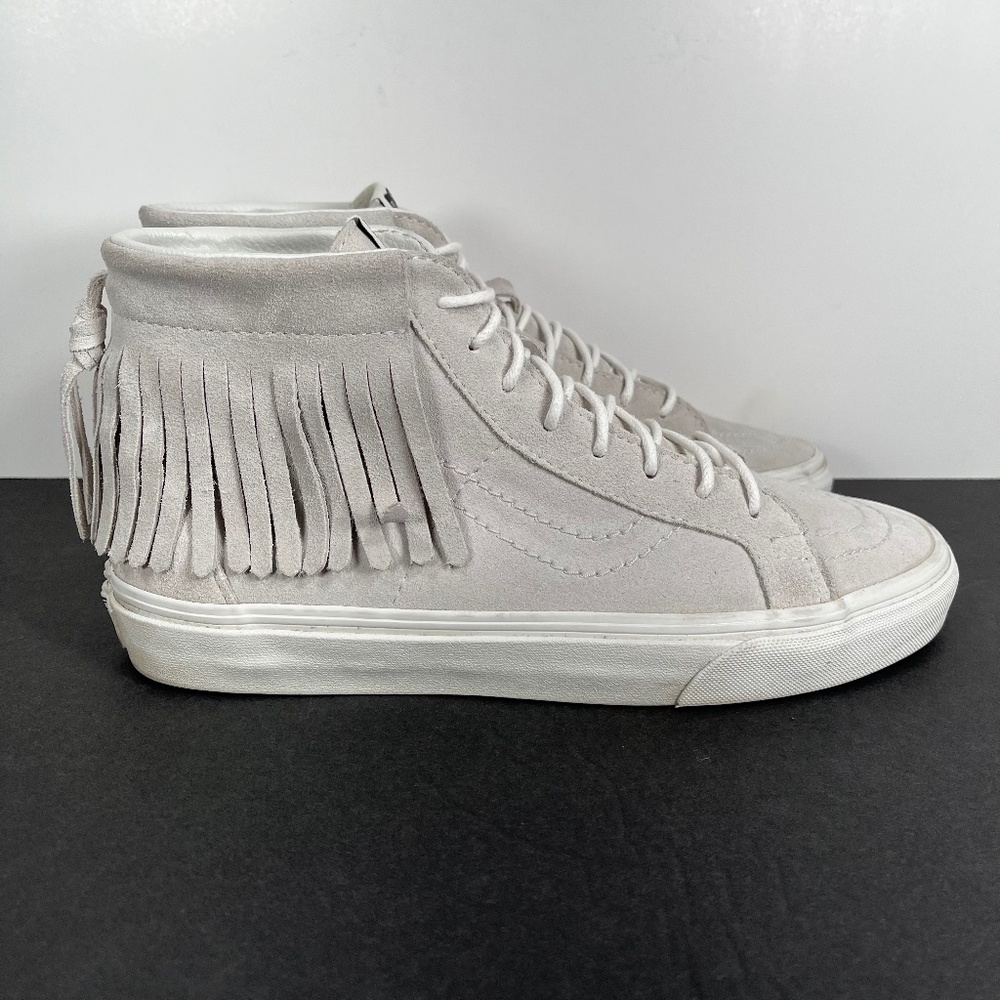 Vans SK8 Hi Moccasin Fringe Skate Sneakers Womens 10